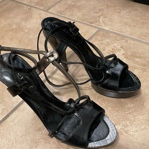 COPY - Burberry Black Sandals